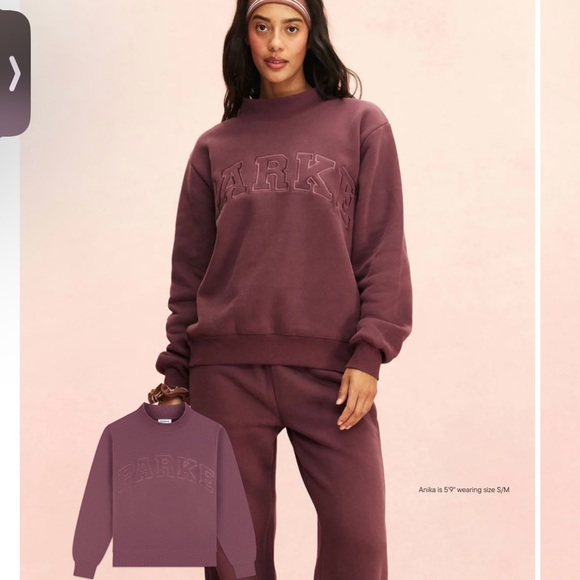 Parke Tops - Parke Monochrome Eggplant Mockneck